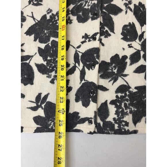 Cottage Romantic Quiet Luxury Floral Cardigan 0X Office Indie Preppy Y2K 90s - Picture 12 of 13